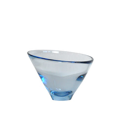 Hand Blown Aqua Blue Glass Bowl By Per Lütken for Holmegaard