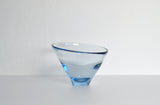 Hand Blown Aqua Blue Glass Bowl By Per Lütken for Holmegaard