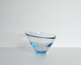 Hand Blown Aqua Blue Glass Bowl By Per Lütken for Holmegaard