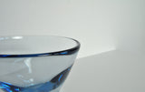 Hand Blown Aqua Blue Glass Bowl By Per Lütken for Holmegaard