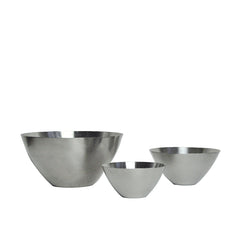 Stainless steel bowls by Lundtofte, Denmark