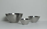 Stainless steel bowls by Lundtofte, Denmark