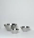 Stainless steel bowls by Lundtofte, Denmark