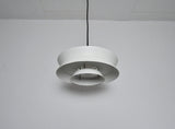 White Trava Pendant Lamp by Carl Thore for Granhaga, Sweden 1960s