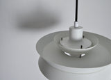 White Trava Pendant Lamp by Carl Thore for Granhaga, Sweden 1960s