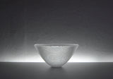 Glass bowl Trigona for Holmegaard, Denmark 1980s