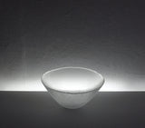 Glass bowl Trigona for Holmegaard, Denmark 1980s