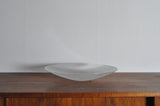 Glass dish Trigona for Holmegaard, Denmark 1980s