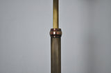 Art Deco Floor Lamp in Brass and Copper