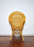 20th Century Rattan and Bamboo Armchair