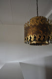 Large ceiling lamp designed by Svend Aage Holm Sørensen in the 60's in Denmark