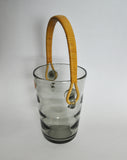 Ice Bucket with Cane Handle Designed by Jacob E. Bang for Holmegaard, 1937