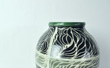Unique Hand-Thrown and Hand-Glazed Danish Ceramic Vase