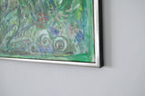 Abstract impressionism painting - Movement Green Growth