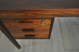 Scandinavian Modern Rosewood Desk by PS Heggen of Norway