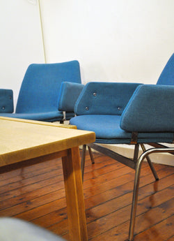 A pair of rare stylish danish easy chairs