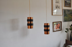 Pendant lamps in the style of Jo Hammerborg